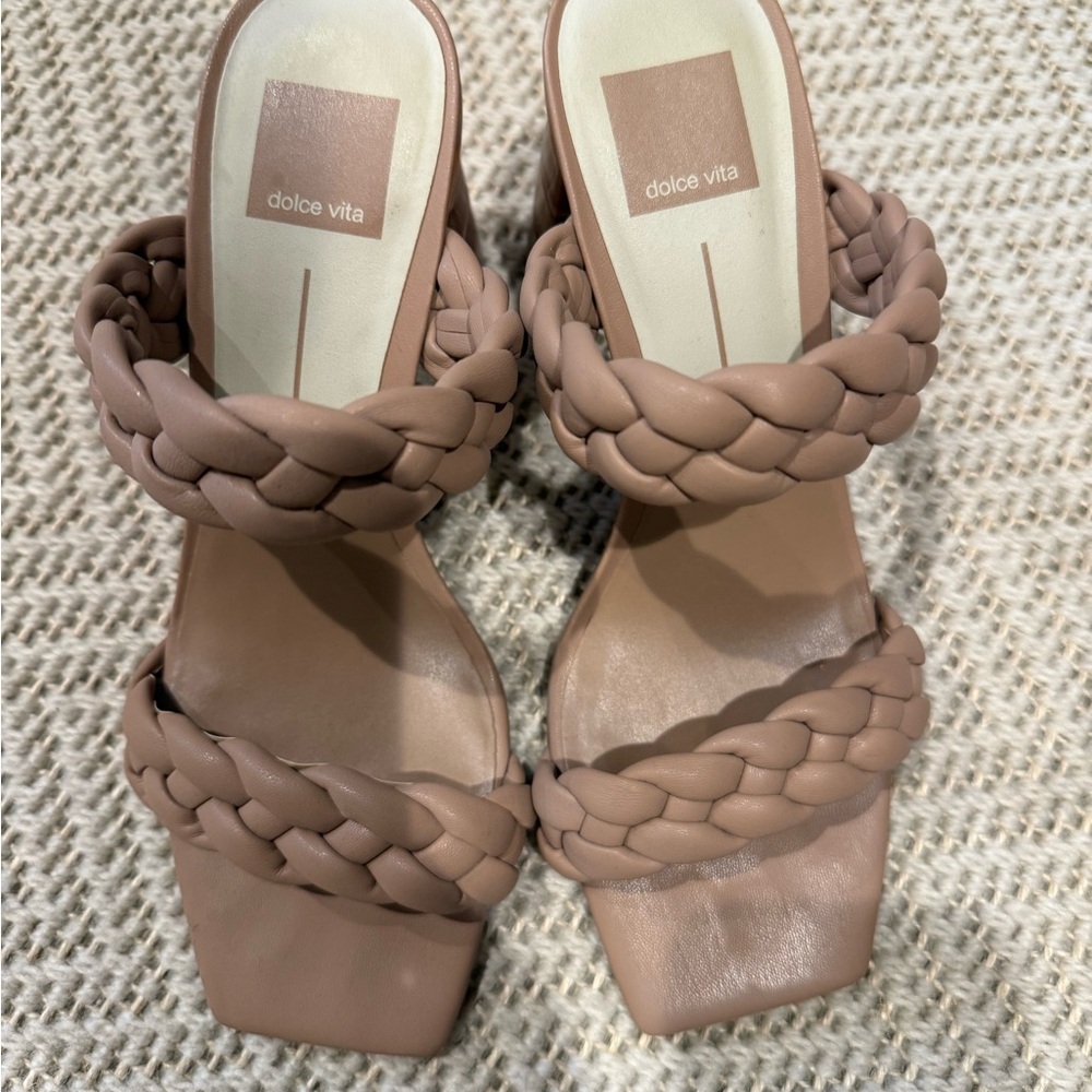 Dolce Vita Women's Brown Braided Sandals